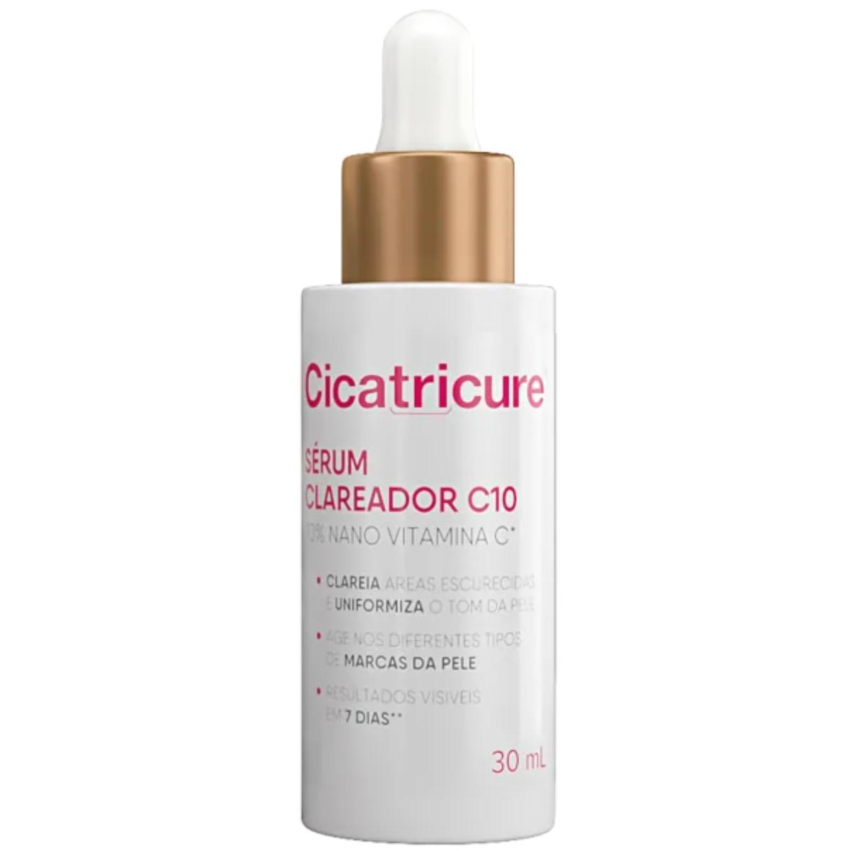 Miniatura Kit Cicatricure Contorno Dos Olhos Clareador Vit C10 Nano