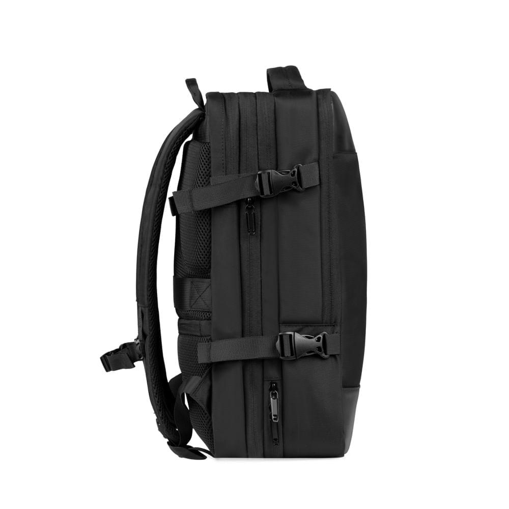Miniatura Mochila de Viagem Grande Expansível Explore Preta Preto