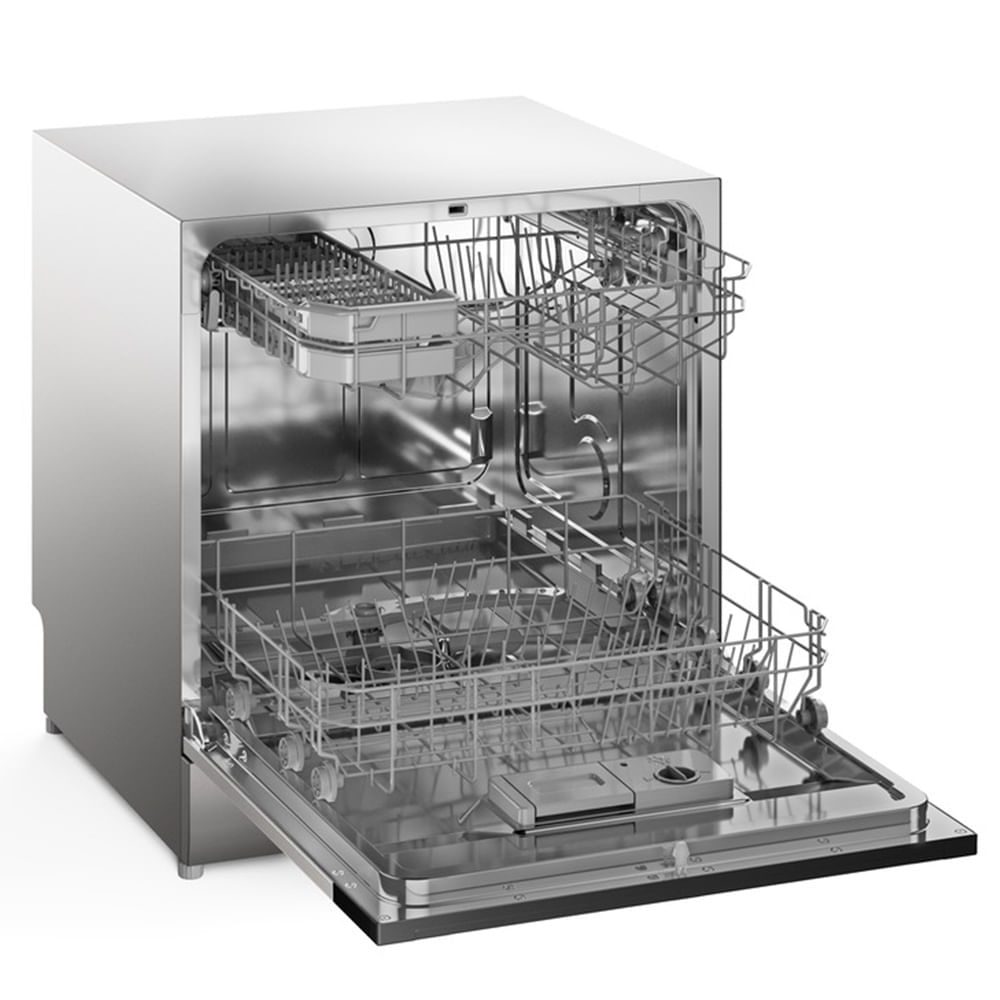 Lava-Louça Electrolux 8 Serviços Inox com Programa Lava e Seca 50' (LS08E) 220V