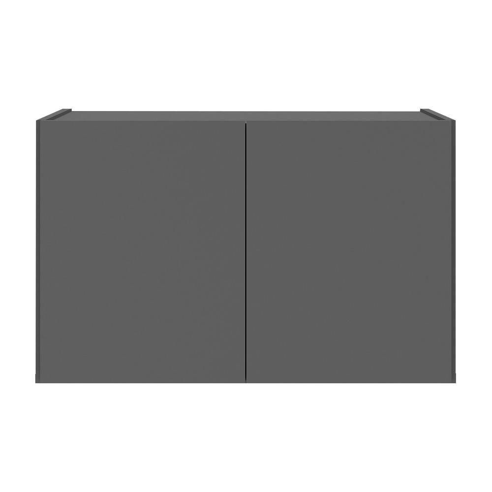 Miniatura Aparador Buffet Suspenso 2 Portas Multimóveis Mp8000 Grafite Grafite