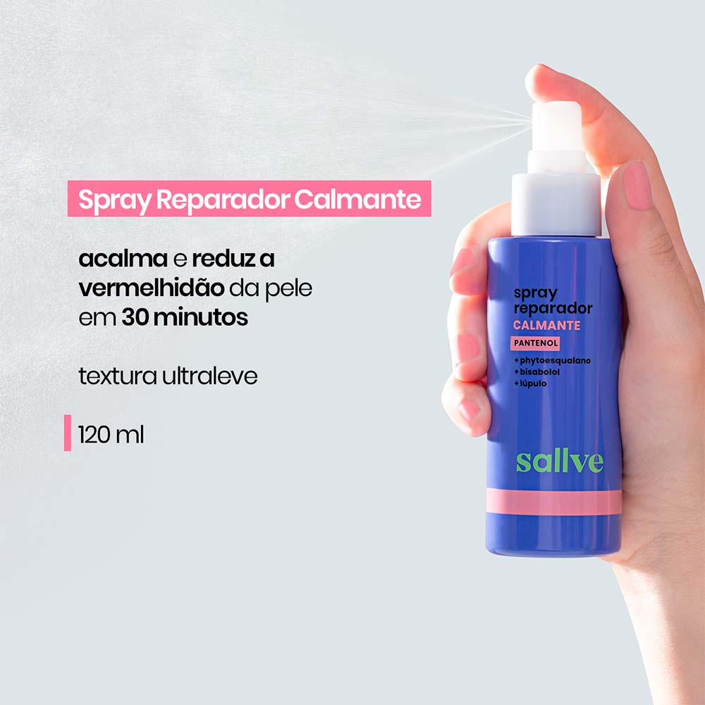 Miniatura Spray Reparador Calmante Multifuncional Sallve 120ml