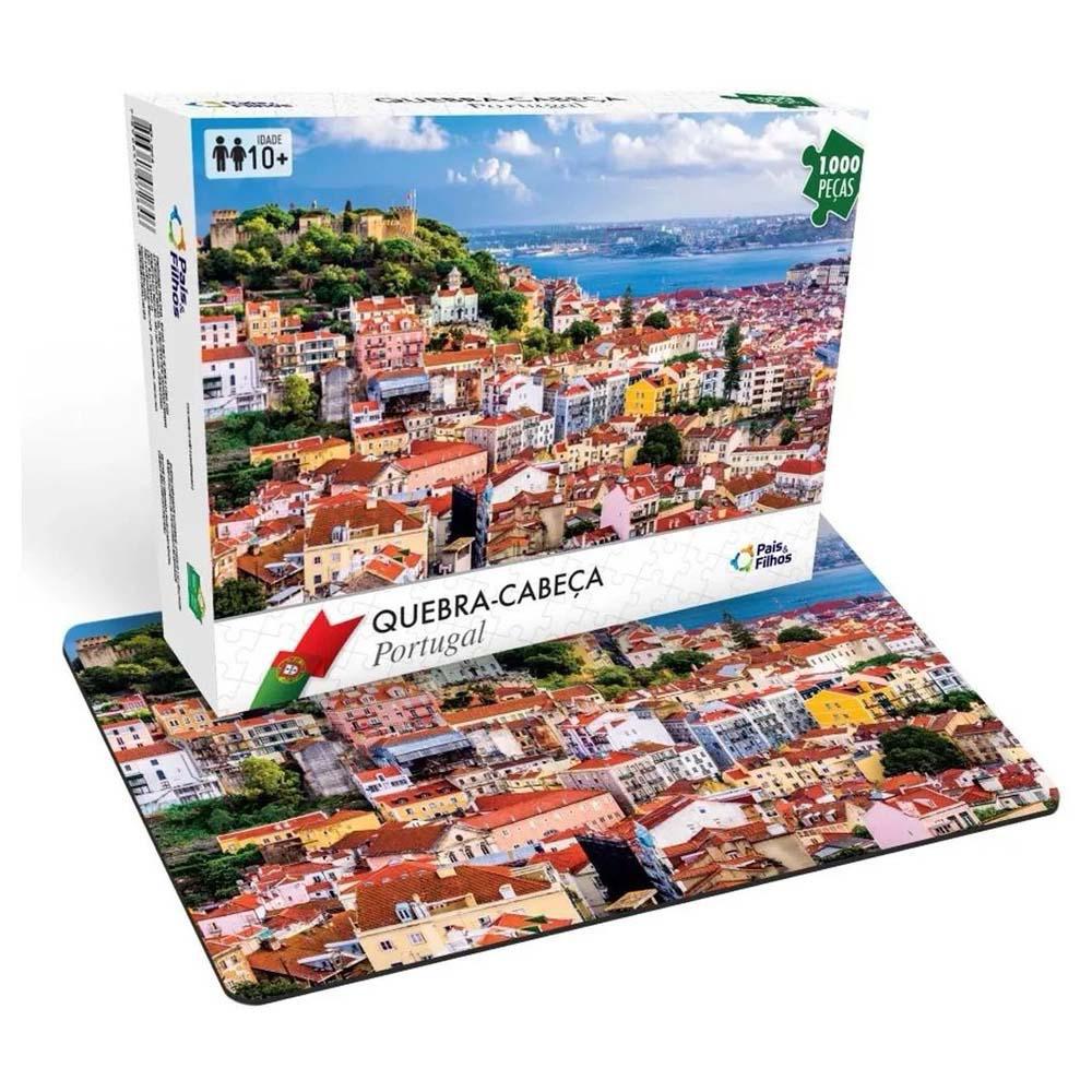 Miniatura Quebra Cabeça Portugal 1000 Peças Premium 54X74Cm 138261