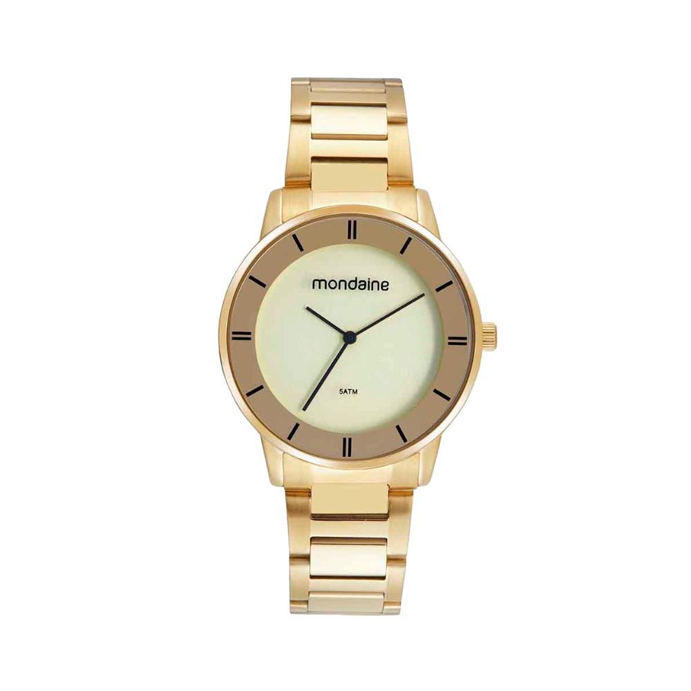 Miniatura Relógio Mondaine Feminino Analógico Dourado 32475Lpmvde1