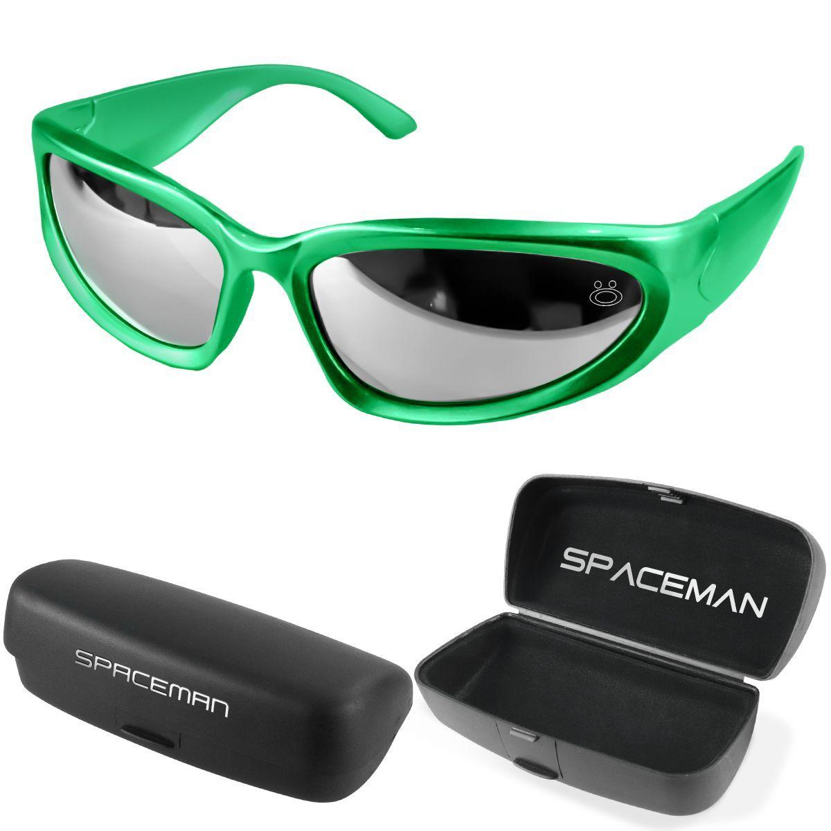 Miniatura Oculos Sol Masculino Trap Hype Bale Ref Oval Y2K Rap + Case