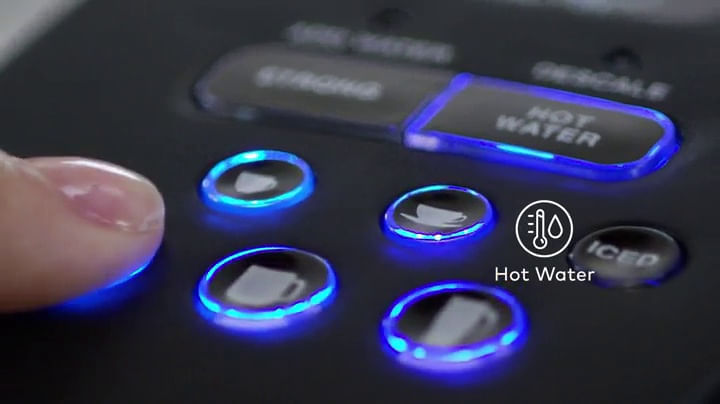 Miniatura Keurig Cafeteira Elétrica KElite 8 Xícaras Dourado 110V