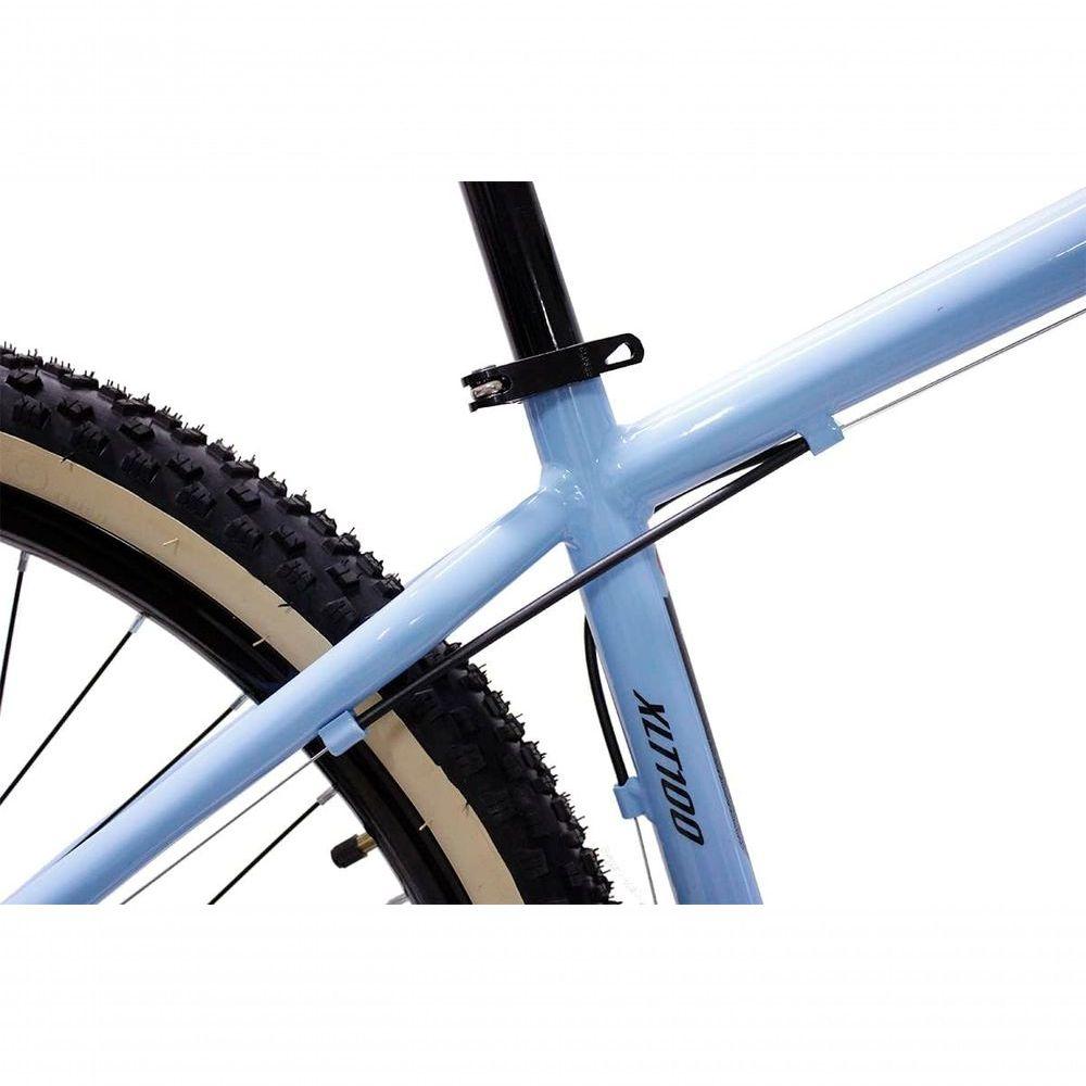 Miniatura Bicicleta Aro 29 Ksw Xlt 24v Freio A Disco Suspensão Mountain Bike Alumínio - Azul Tam.21