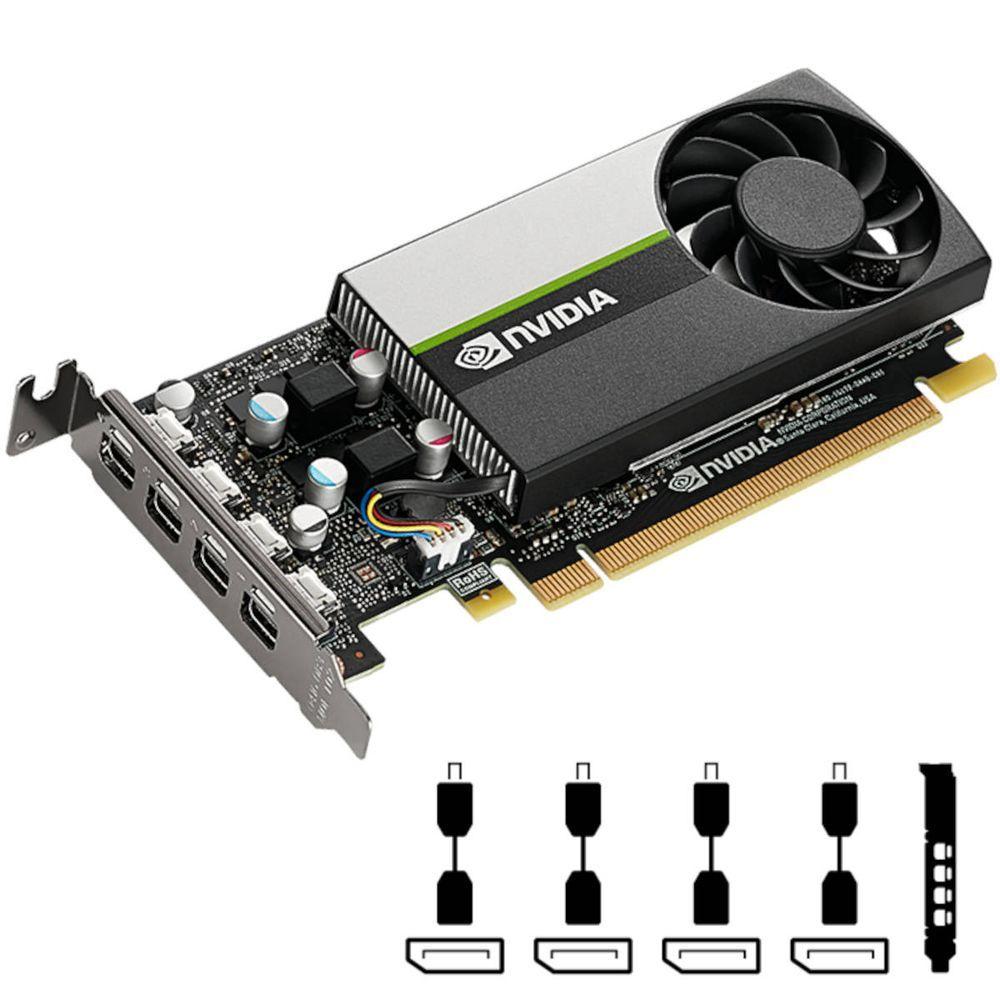 Miniatura Placa De Video Nvidia Quadro - T1000 4gb Gddr6 128 Bits (4x Mdp) - Vcnt1000-pb