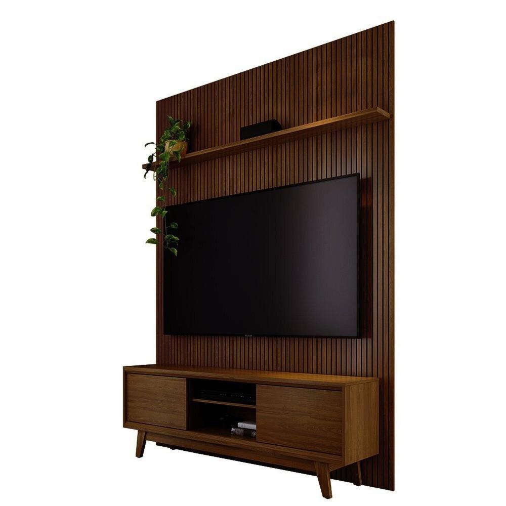 Miniatura Rack com Painel para Tv até 65 Polegadas Milo Cumaru