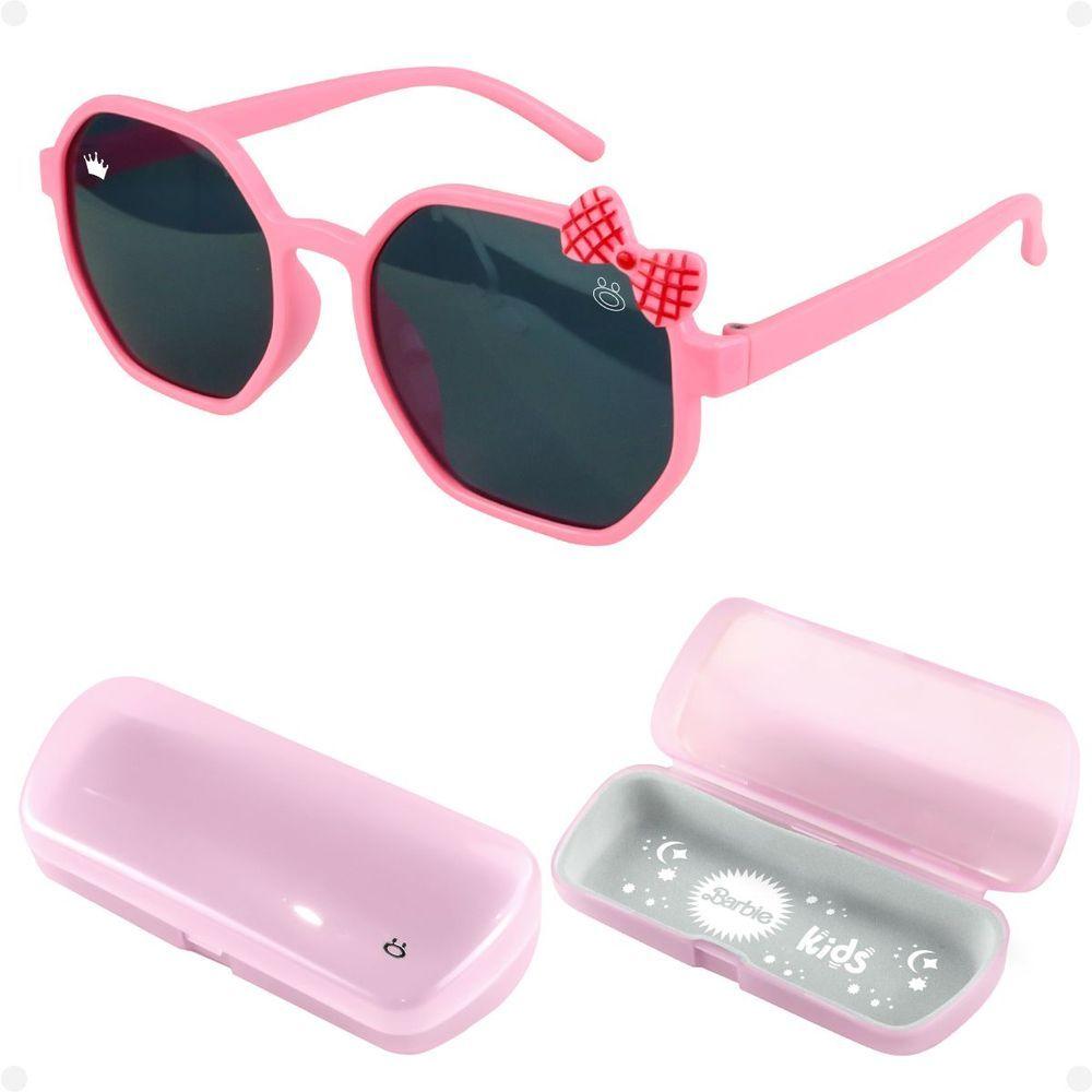 Miniatura Oculos Sol Infantil Barbie Rosa Menina Vintage Retro