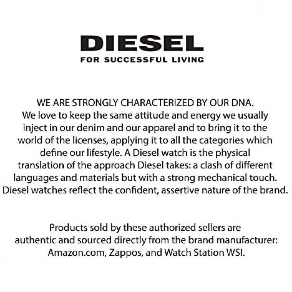Miniatura Diesel Relógio Masculino Analógico Original Quartzo Branco