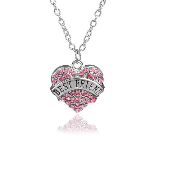 Miniatura Colar Amizade Best Friends Forever Bff Níquel