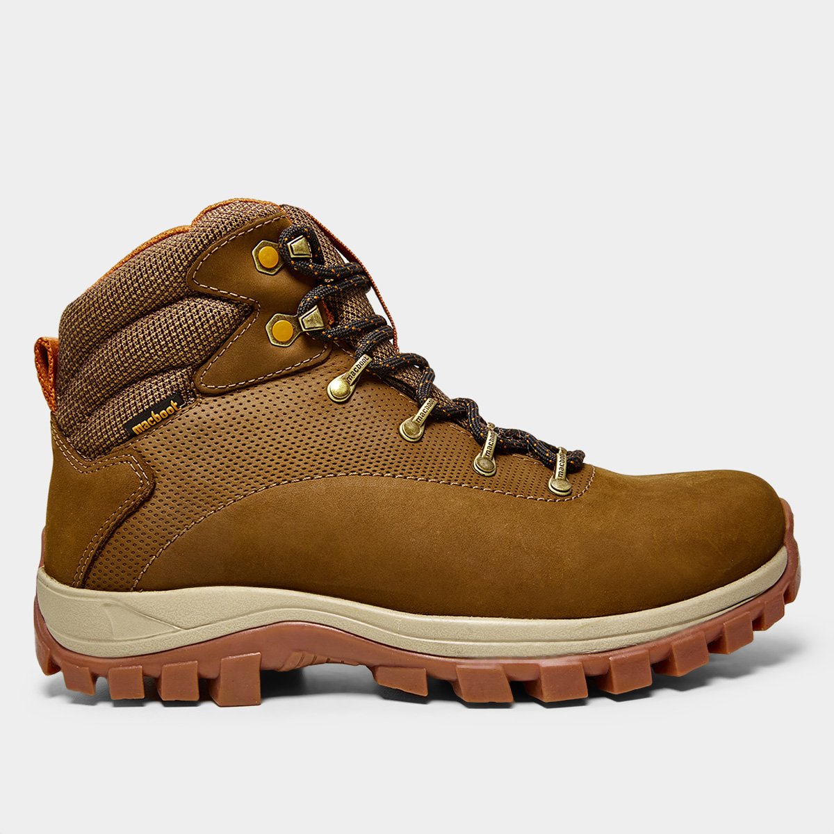 Miniatura Bota Couro Macboot Sumauma Feminina Marrom Claro - 34