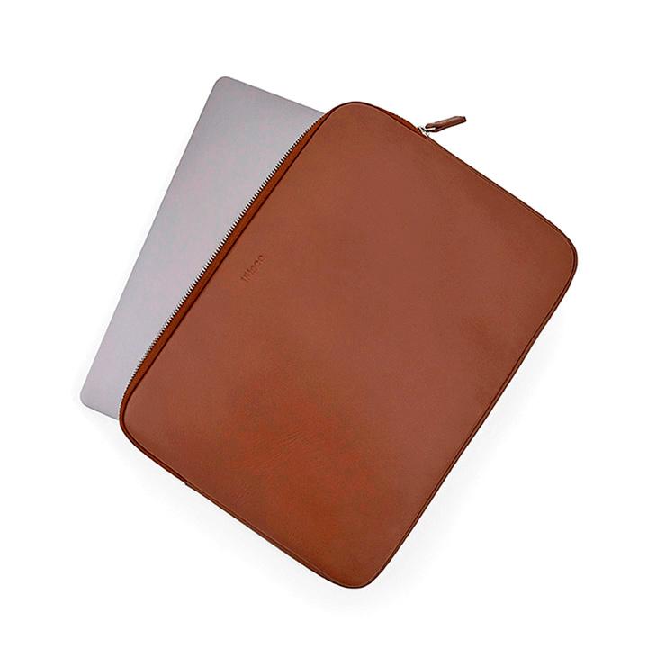 Miniatura Capa Sleeve Macbook 13,3" Originais iPlace, Pampas, Couro Marrom