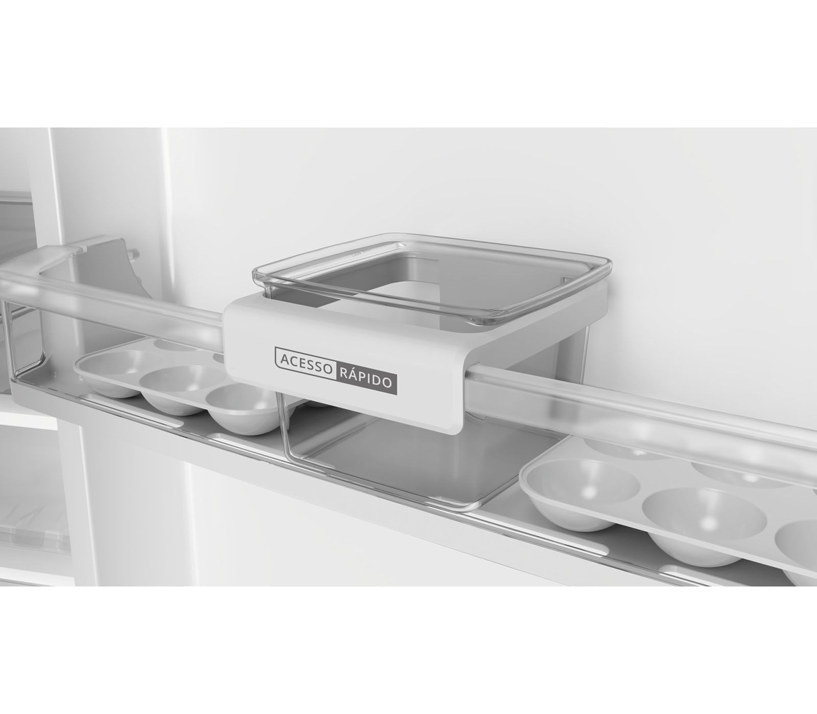 Refrigerador Duplex Brastemp BRM44HK 375 L Inox 127 V