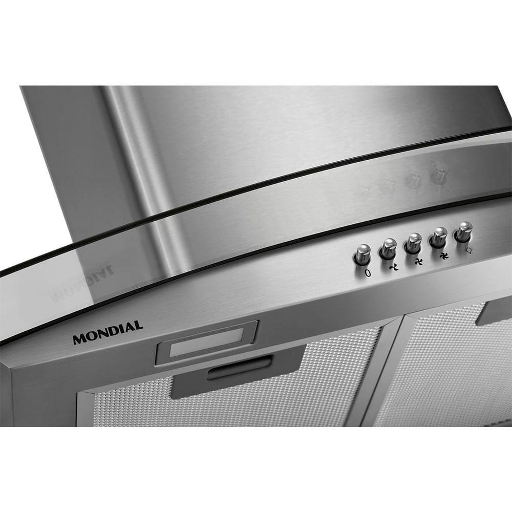 Miniatura Coifa De Parede 90cm Mondial Cf90-01 Inox 127V 110V