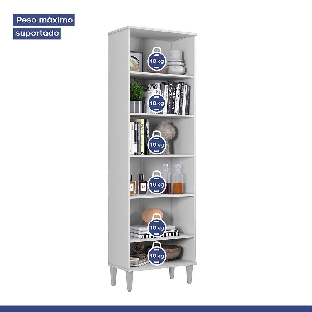 Miniatura Multiuso Goiânia 02 Portas Em MDP Kaiki Móveis Branco