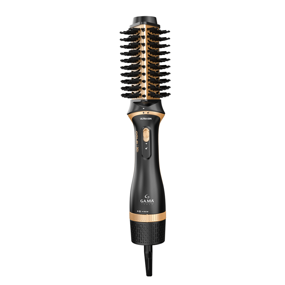 Miniatura Escova Secadora 2 Cabeças Gold Ion Argan 3D Bivolt Escova Secadora 2 Cabeças Gold Ion 3D Bivolt