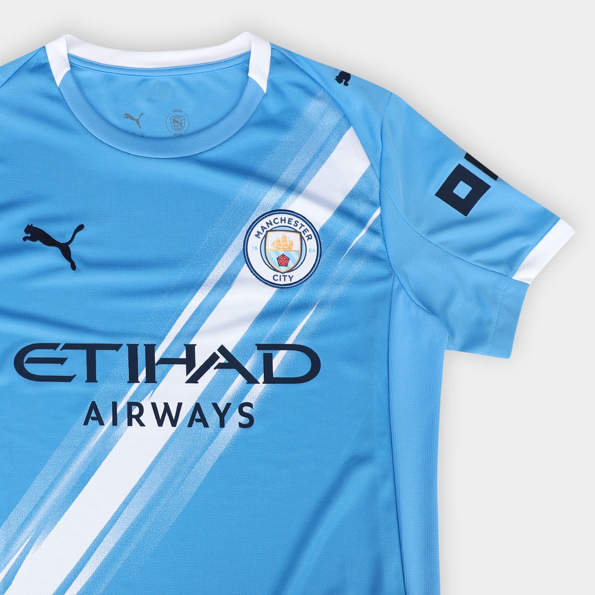 Camisa Manchester City Home 25/26 s/n Torcedor Puma Masculina Azul - EGG