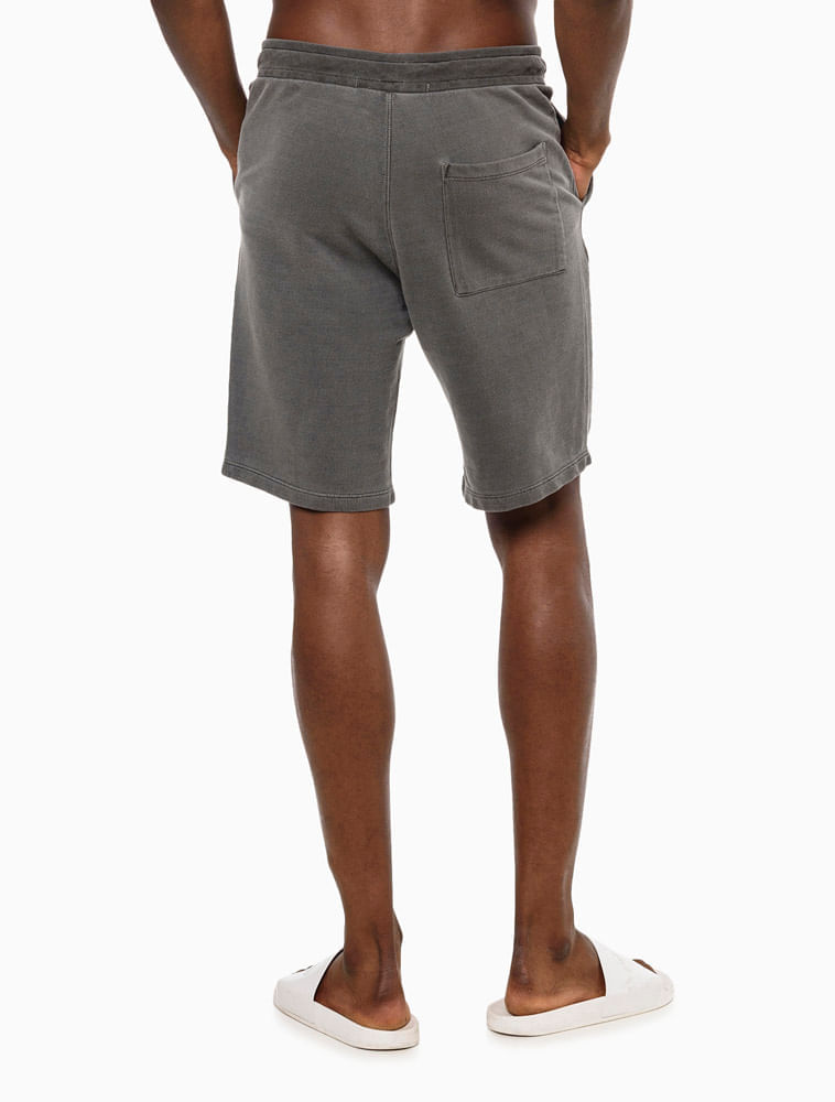 Miniatura Bermuda Moletom Ckj Masc Etq Vintage - Chumbo Bermuda Moletom Ckj Masc Etq Vintage Chumbo g