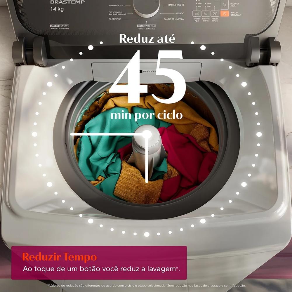 Máquina de Lavar Roupas Brastemp BWJ14AB 14 Kg, Branca - 220V 220 Volts