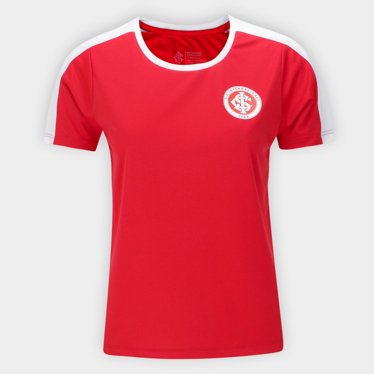 Miniatura Camiseta Internacional Colorado Feminina Vermelho - GG