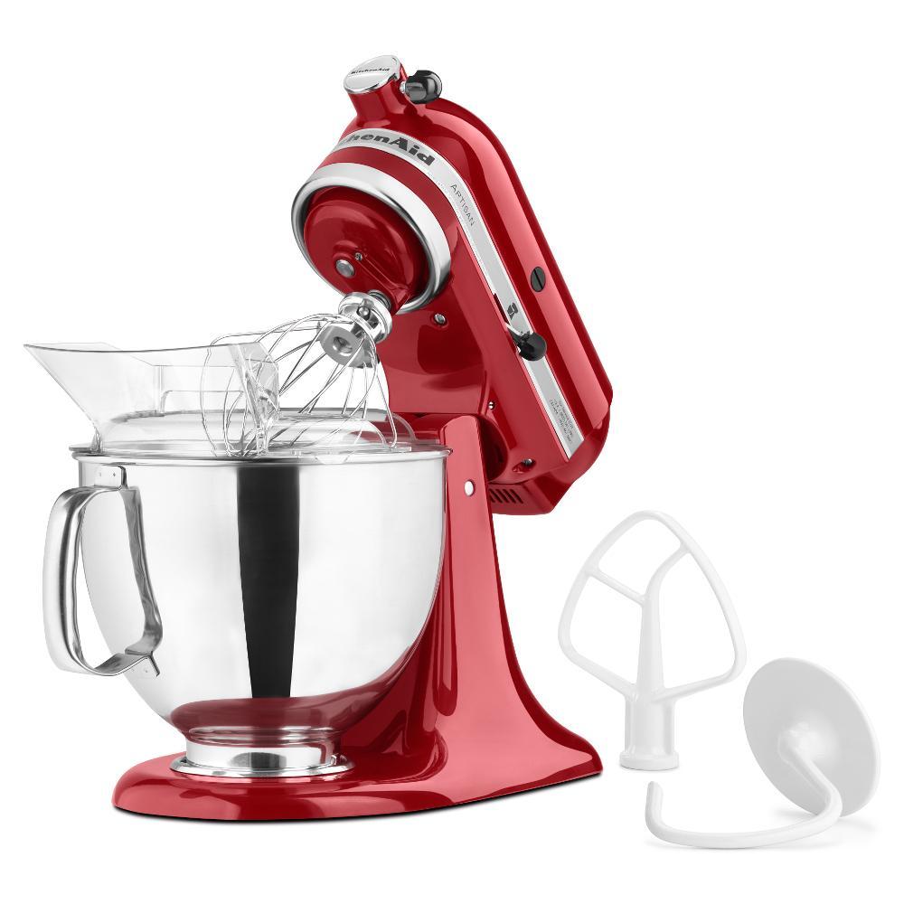 Miniatura Batedeira Planetaria KitchenAid Stand Mixer Artisan 10 Velocidades Vermelho 127