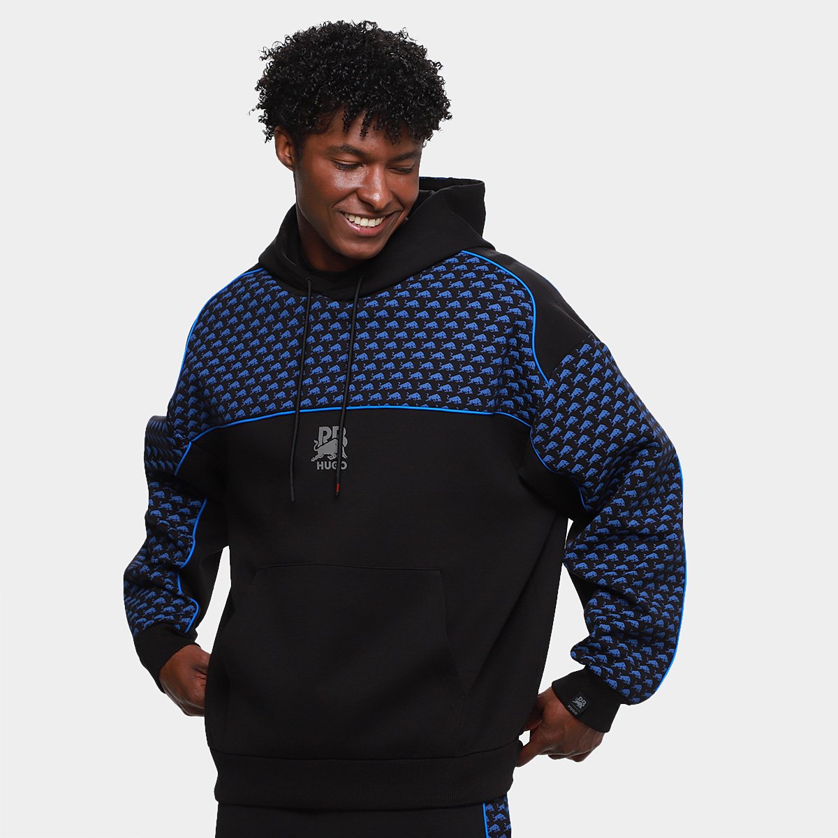 Miniatura Jaqueta Hugo Boss  X Red Bull Dilverston Masculina Preto - G
