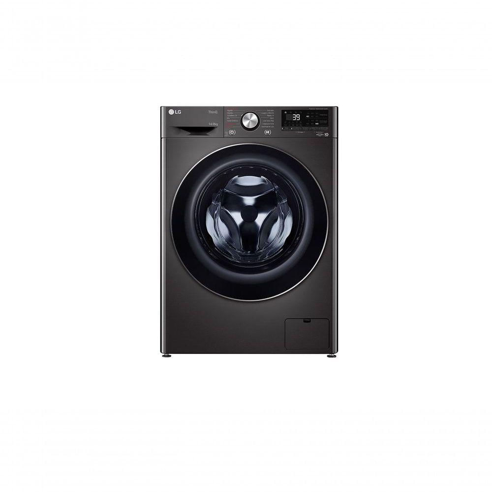 Lava e Seca LG Smart VC2 14kg Black Inox com Inteligência Artificial AI DD CV9014BC2A 220V