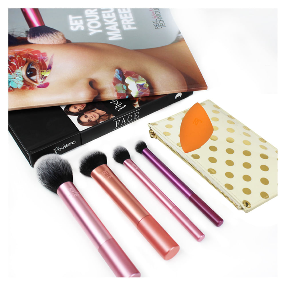 Miniatura Real Techniques Everyday Essentials Kit - Pincéis Kit