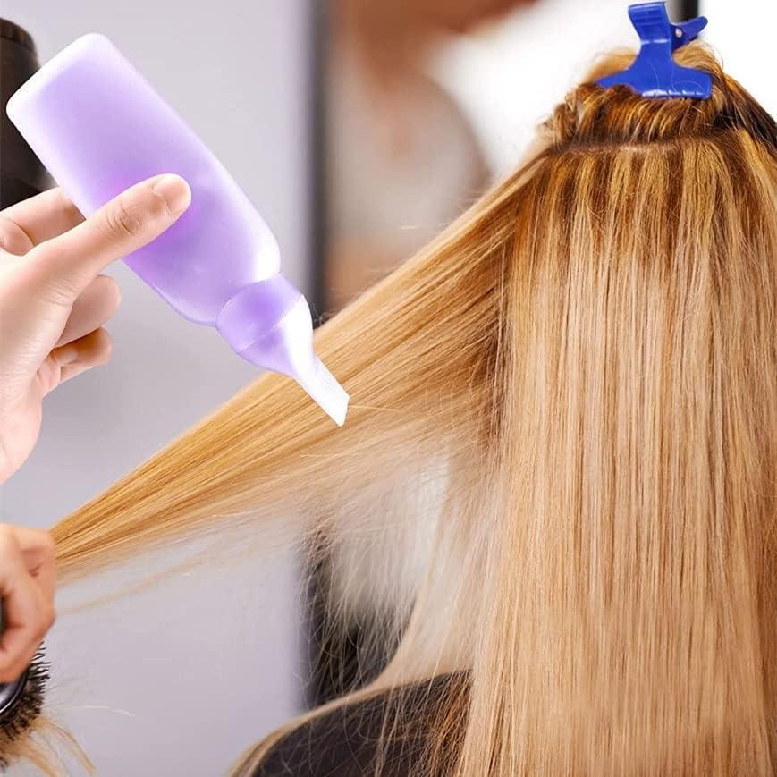 Miniatura Frasco Aplicador De Tinta Com Pente Prático Para Cabelo