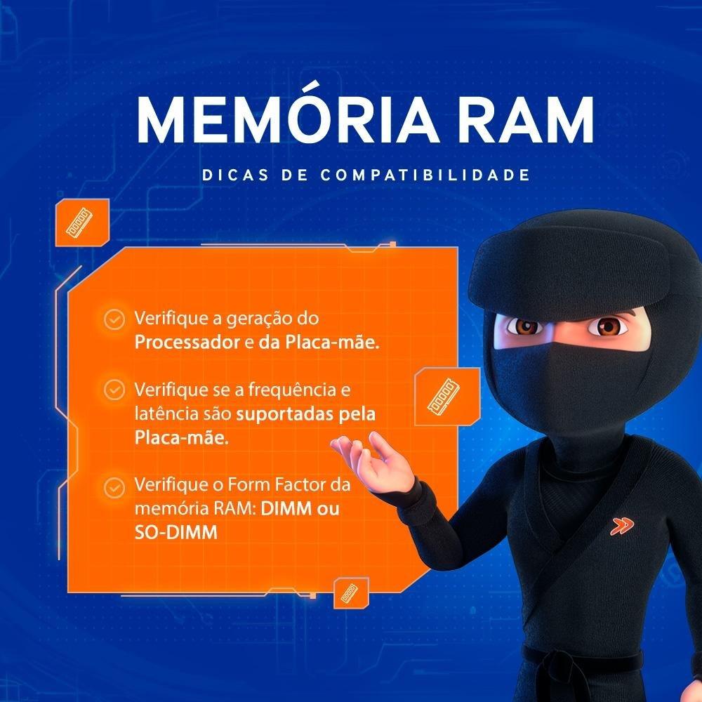 Miniatura Memória RAM Rise Mode Z, 8GB, 3200MHz, DDR4, CL19, Preto - RM-D4-8G-3200Z