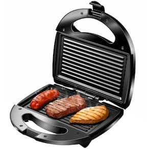 Miniatura Sanduicheira Preta Grill Ultra S13 110V
