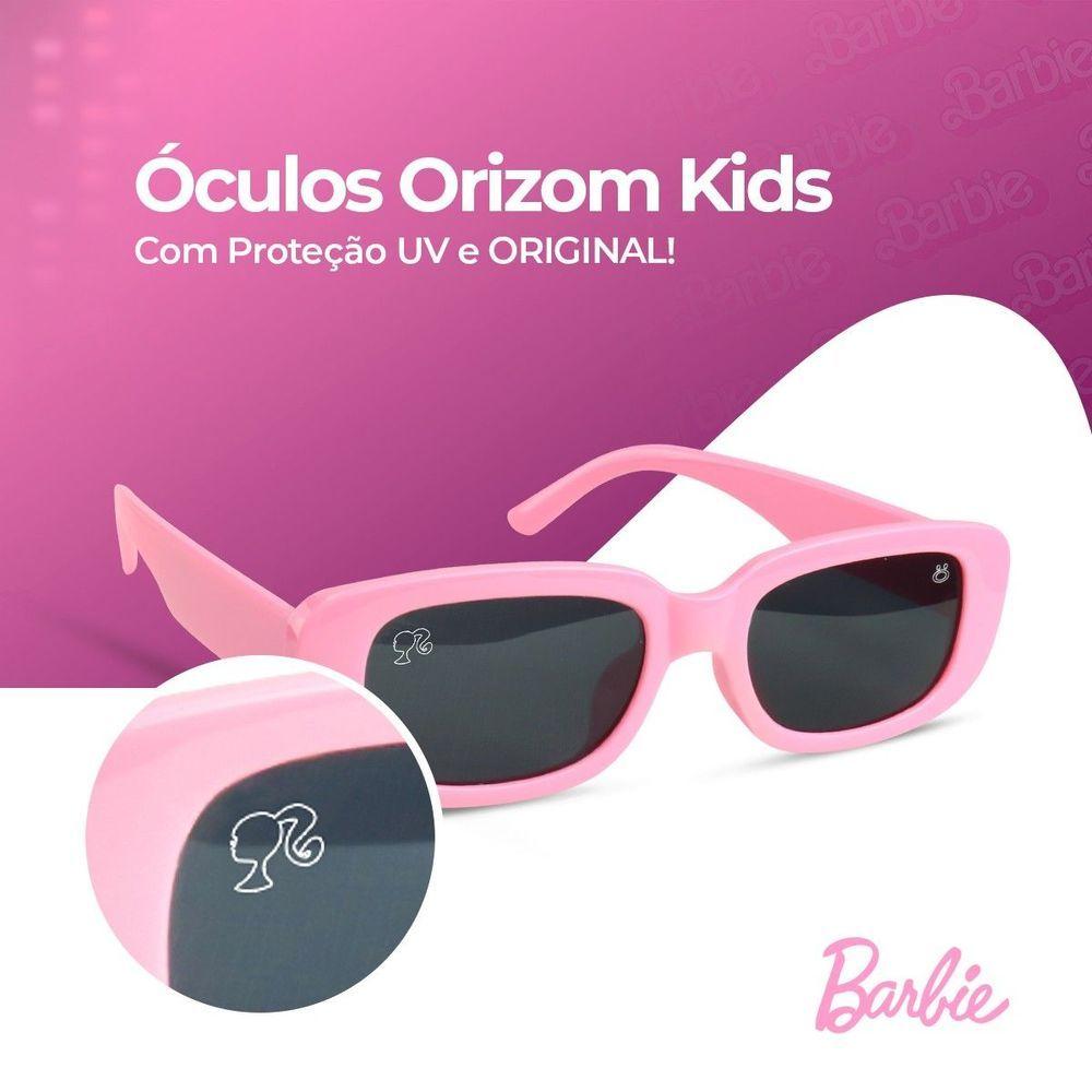 Miniatura Relogio Infantil Digital + Rosa Barbie + Oculos Sol + Caixa Esportivo Original Alarme Criança Menina