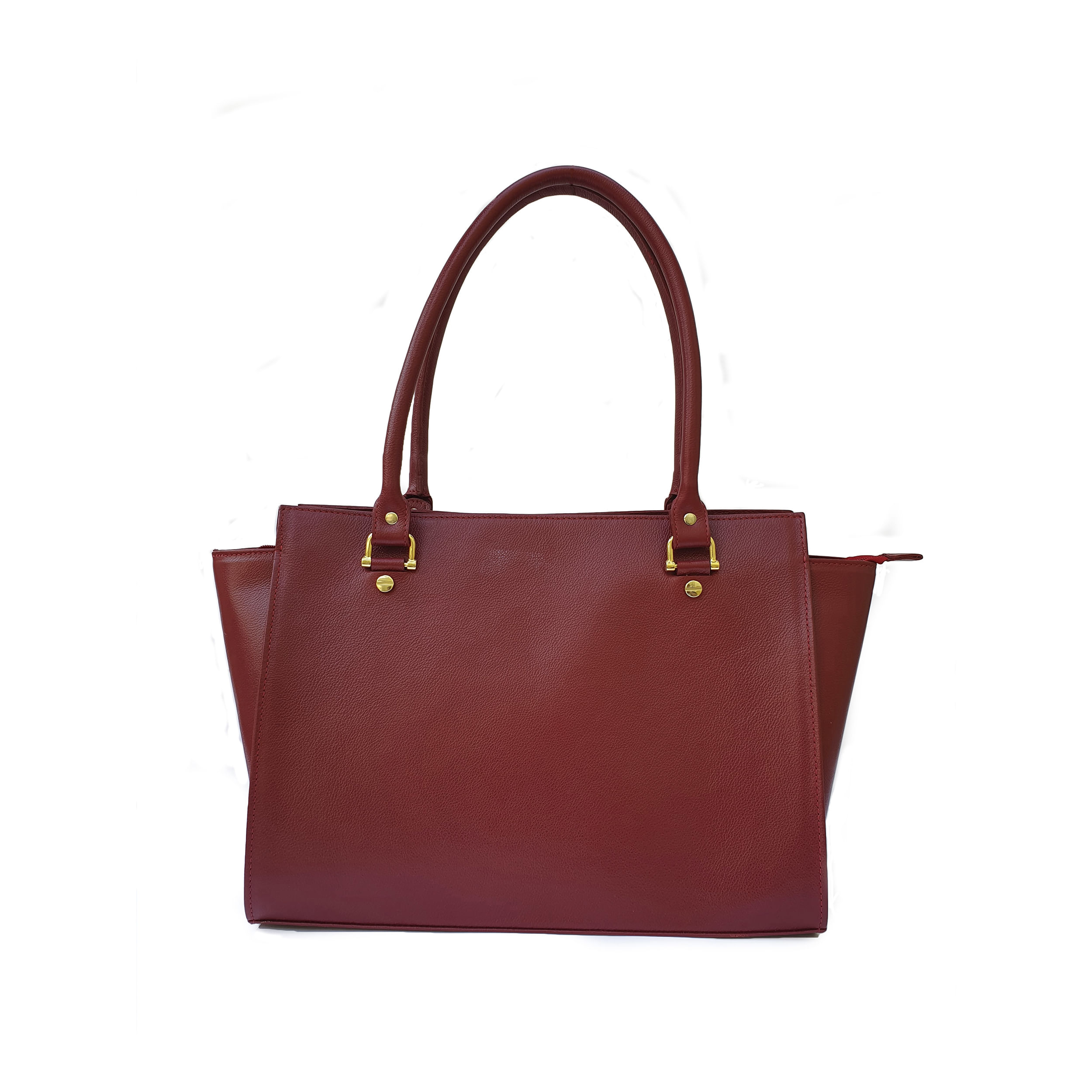 Miniatura Bolsa Tote Matthews Vogue em Couro Vermelha
