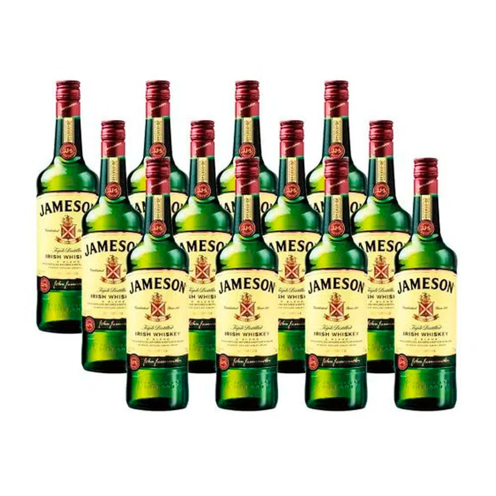 Miniatura Whisky Irlandês Jameson 750ml Caixa com 12 Unidades