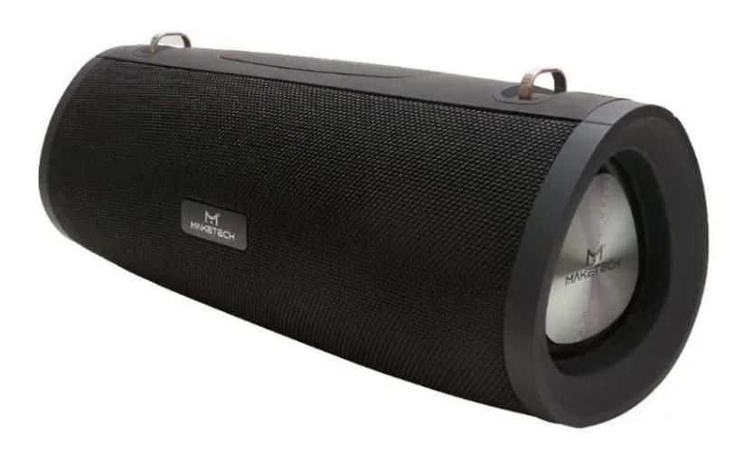 Miniatura Caixa de Som Bluetooth TWS 40W com Alça BTS39 Preta Maketech
