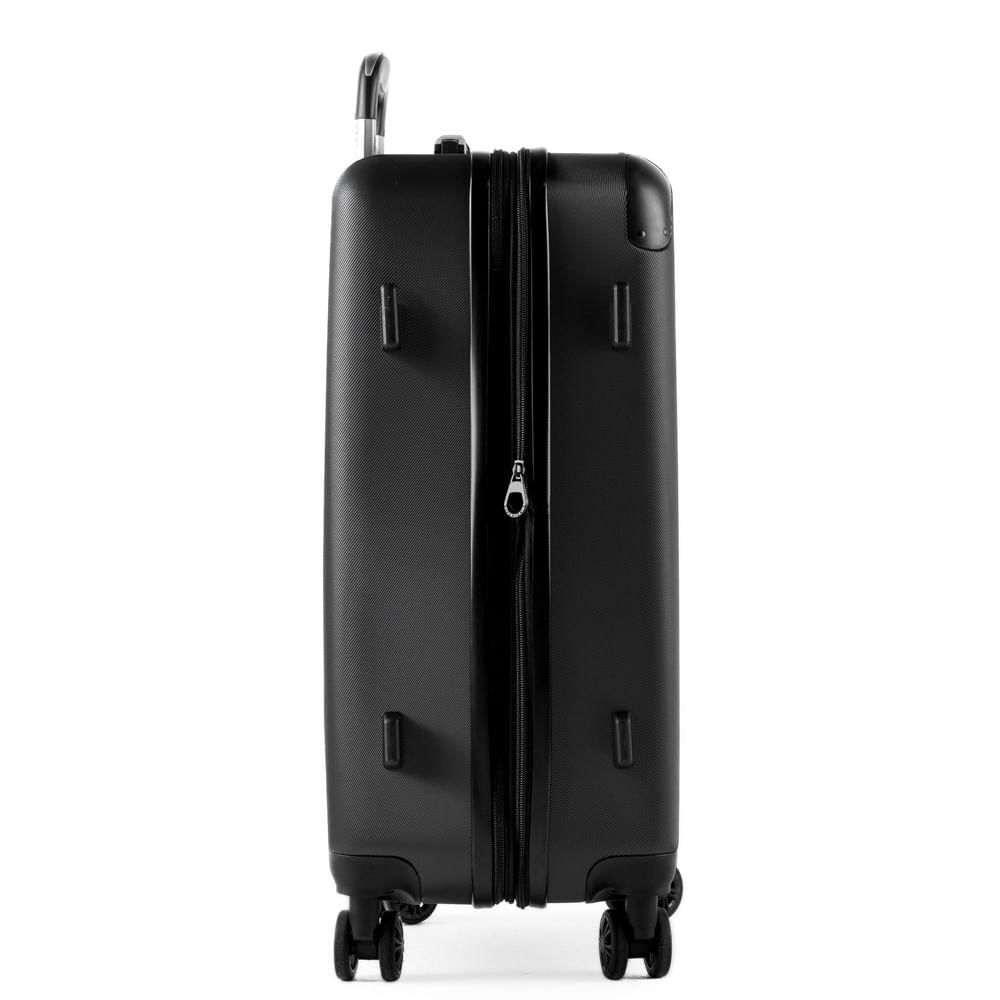 Miniatura Mala Média 23 Kg ABS 4 Rodas Turquia II Preta Preto - M