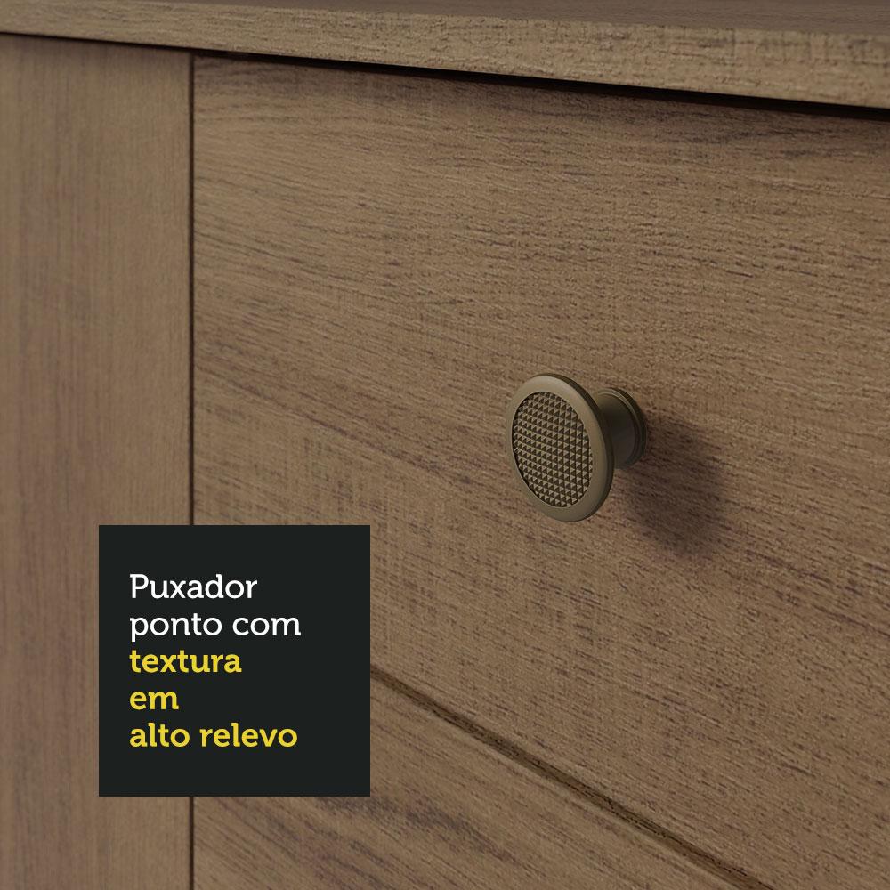 Armário de Cozinha Compacta Quiosque 235cm Gourmet Madesa 01 Rustic