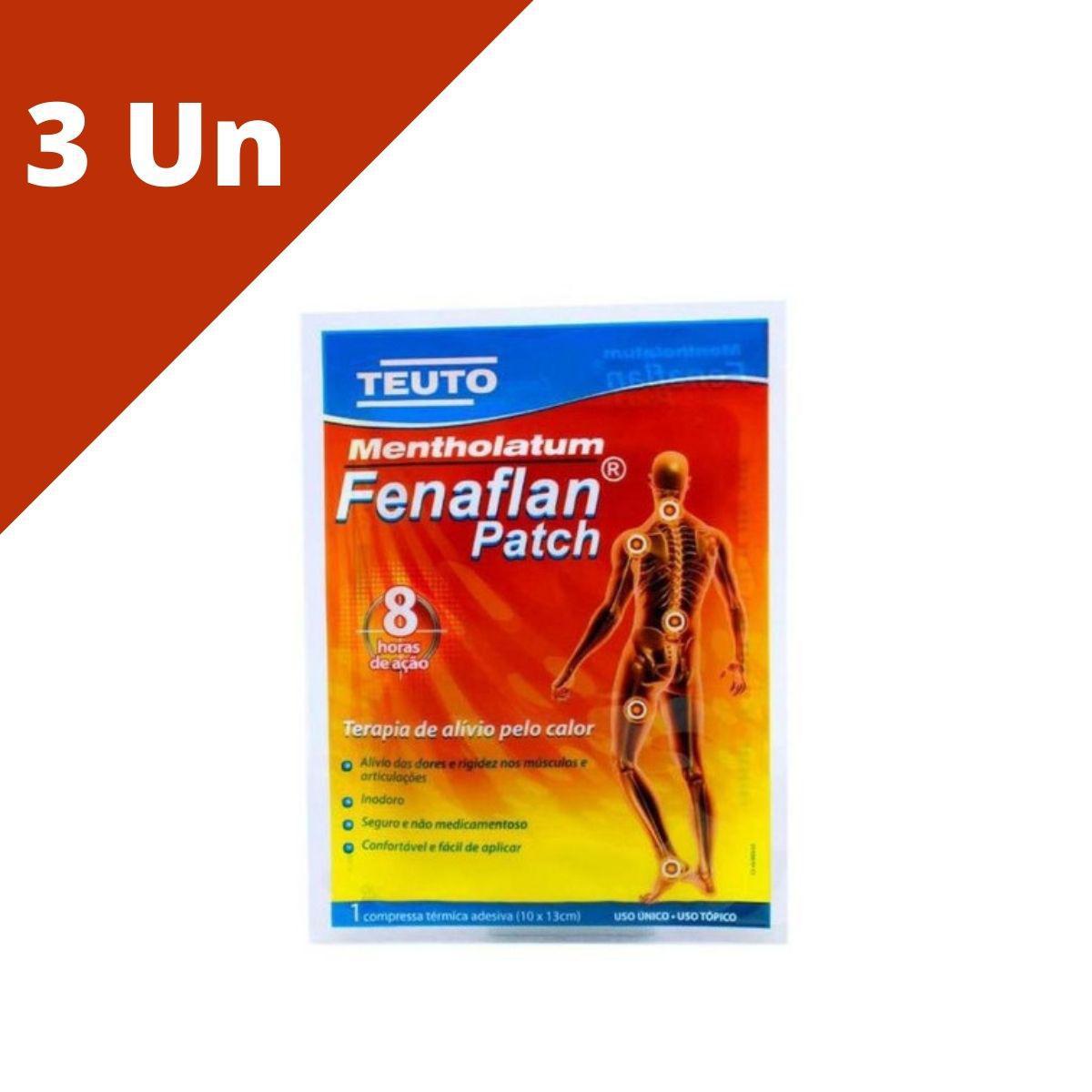 Miniatura Mentholatum Fenaflan Patch 12 Compressas Kit 3 Unid Teuto