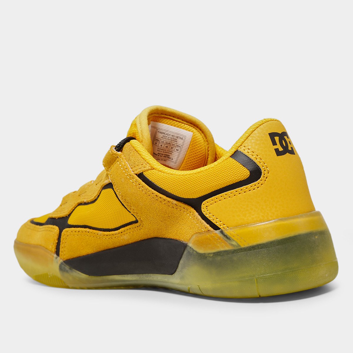 Miniatura Tênis DC Shoes Metric S Masculino Amarelo+Preto - 38