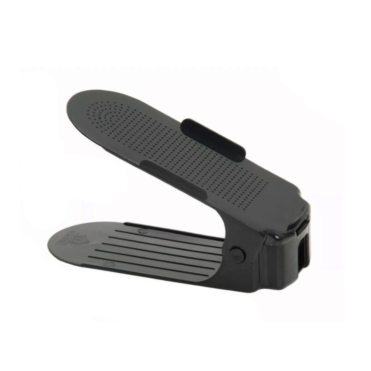 Miniatura Kit 40 Organizador De Sapato Reforçado Com 3 Altura Preto