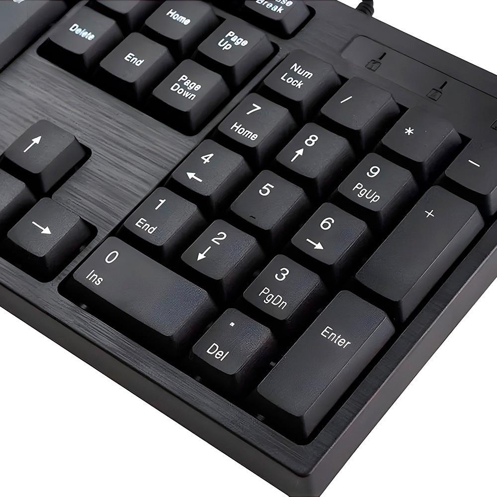 Miniatura Kit Teclado E Mouse Usb, 1.200 Dpi, Slim Goldentec Gt850