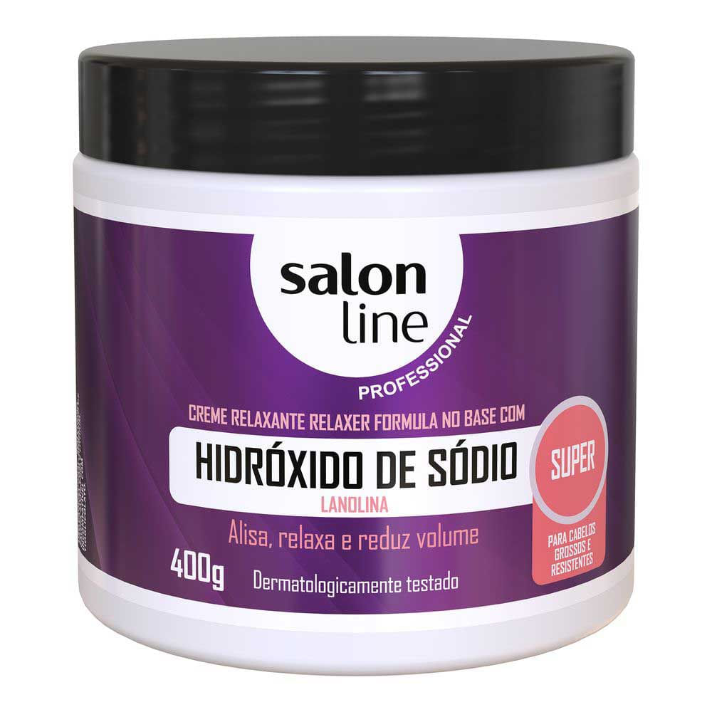 Miniatura Salon Line Hidróxido de Sódio Lanolina Super 400g