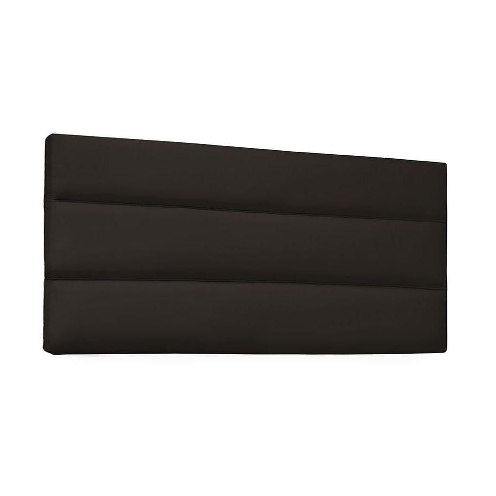 Miniatura Cabeceira Painel La Italiana Casal 140cm Corino Marrom