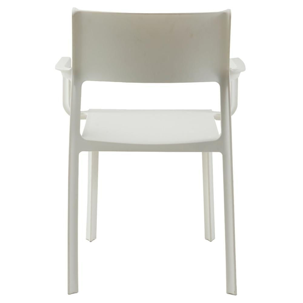 Miniatura Kit 4 Cadeiras Empilhável Inmetro Santorini Fratini Em Polipropileno Cor Nude