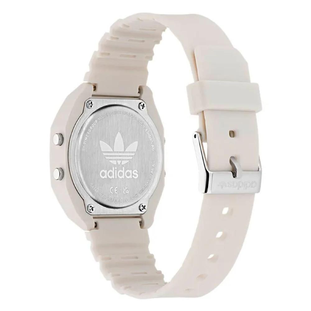 Miniatura Relógio Adidas Street Digital Two AOST23557 Branco
