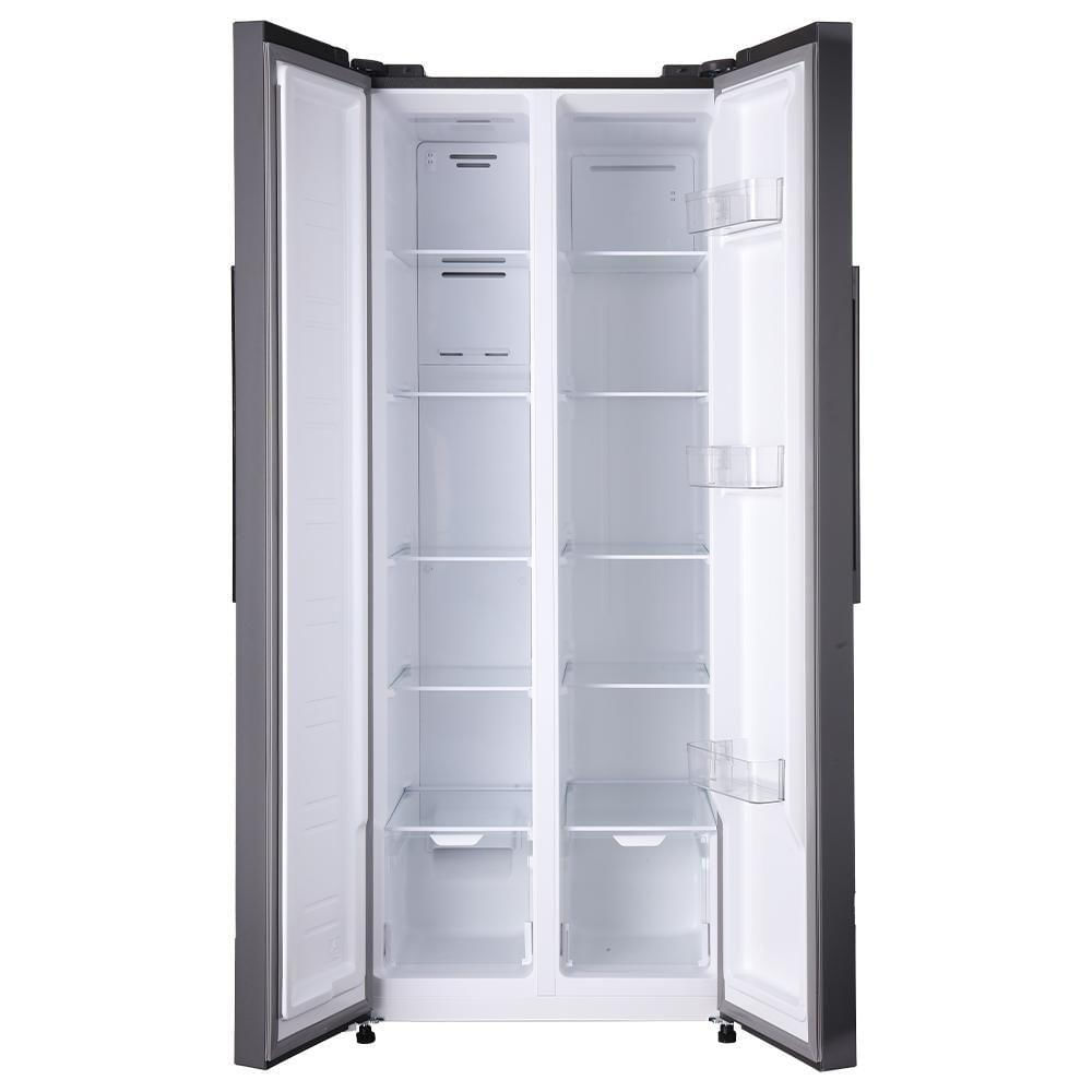 Geladeira Refrigerador HQ Frost Free Side By Side 460 Litros Cinza HQ-460SBSFF 220V