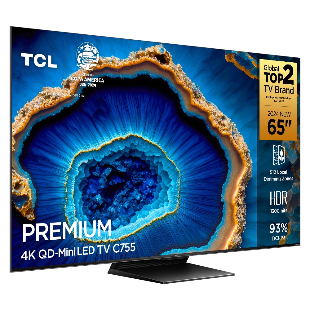 Miniatura Smart TV QD Mini LED 65 Google TV Ultra HD 4K TCL C755 Comando de Voz HDR10 120Hz HDMI 2.1 VRR