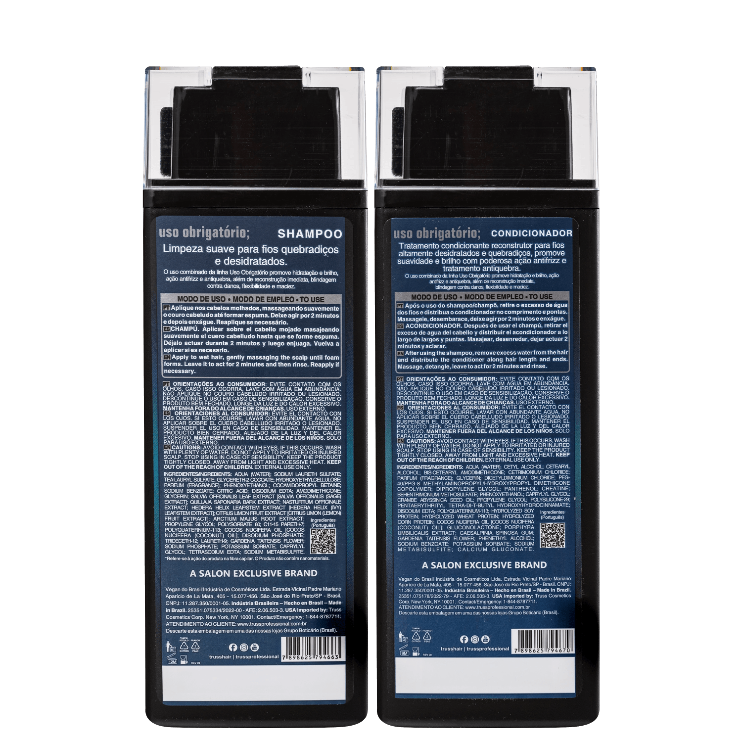 Kit TRUSS Uso Obrigatório Reconstruction Duo (2 Produtos)