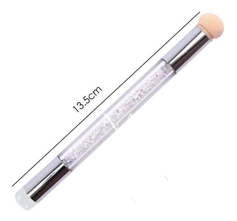 Miniatura Pincel Esfumar Unhas Degrade Nail Art Tool Baby Boomer